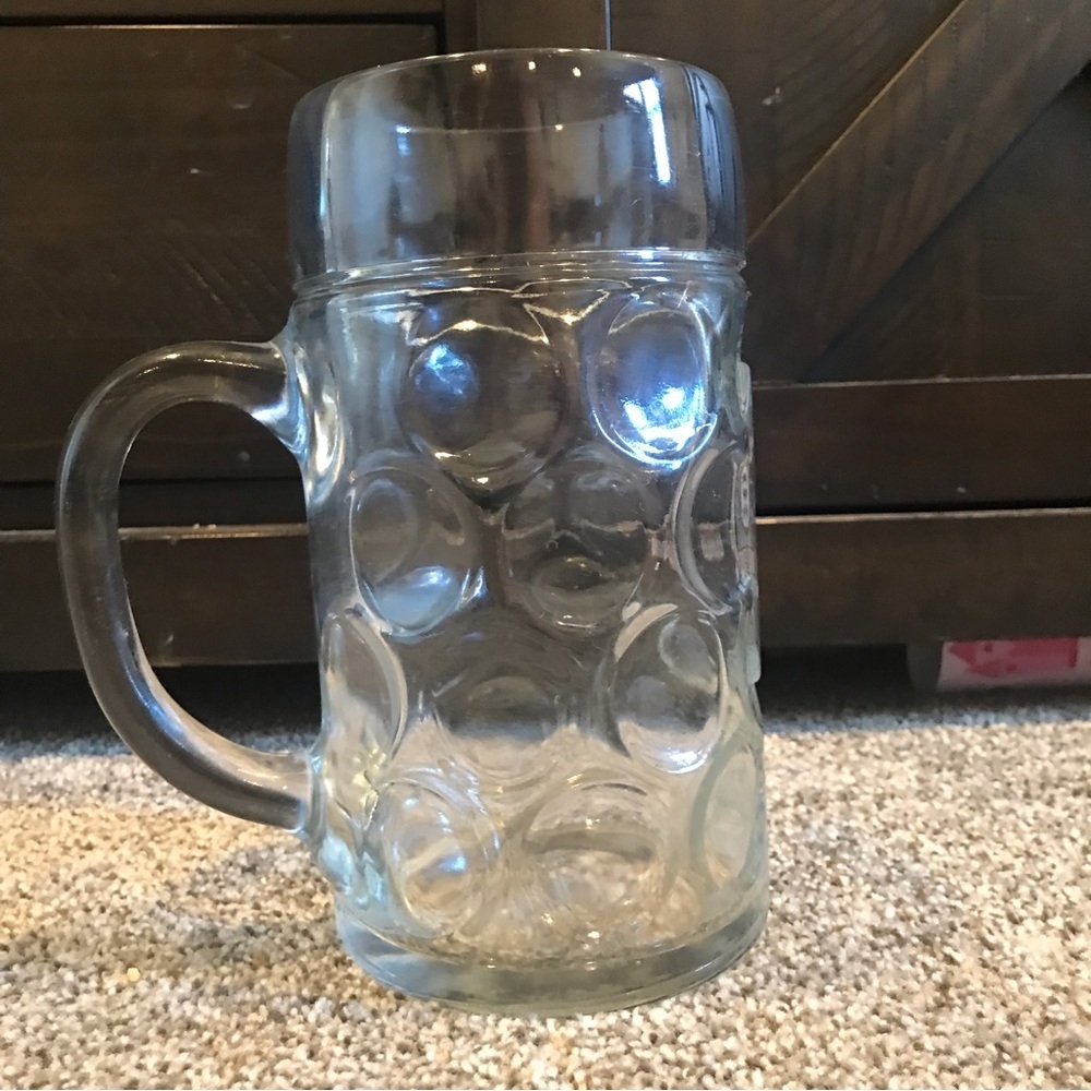 Lowenbrau 1 Litre large dimpled beer stein - Picture 6 of 9